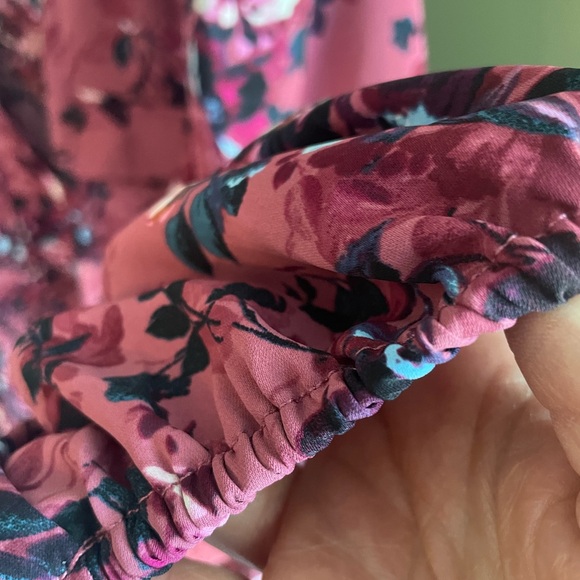 Torrid Floral Mauve Dress, Size 2 (2XL) - Picture 5 of 9